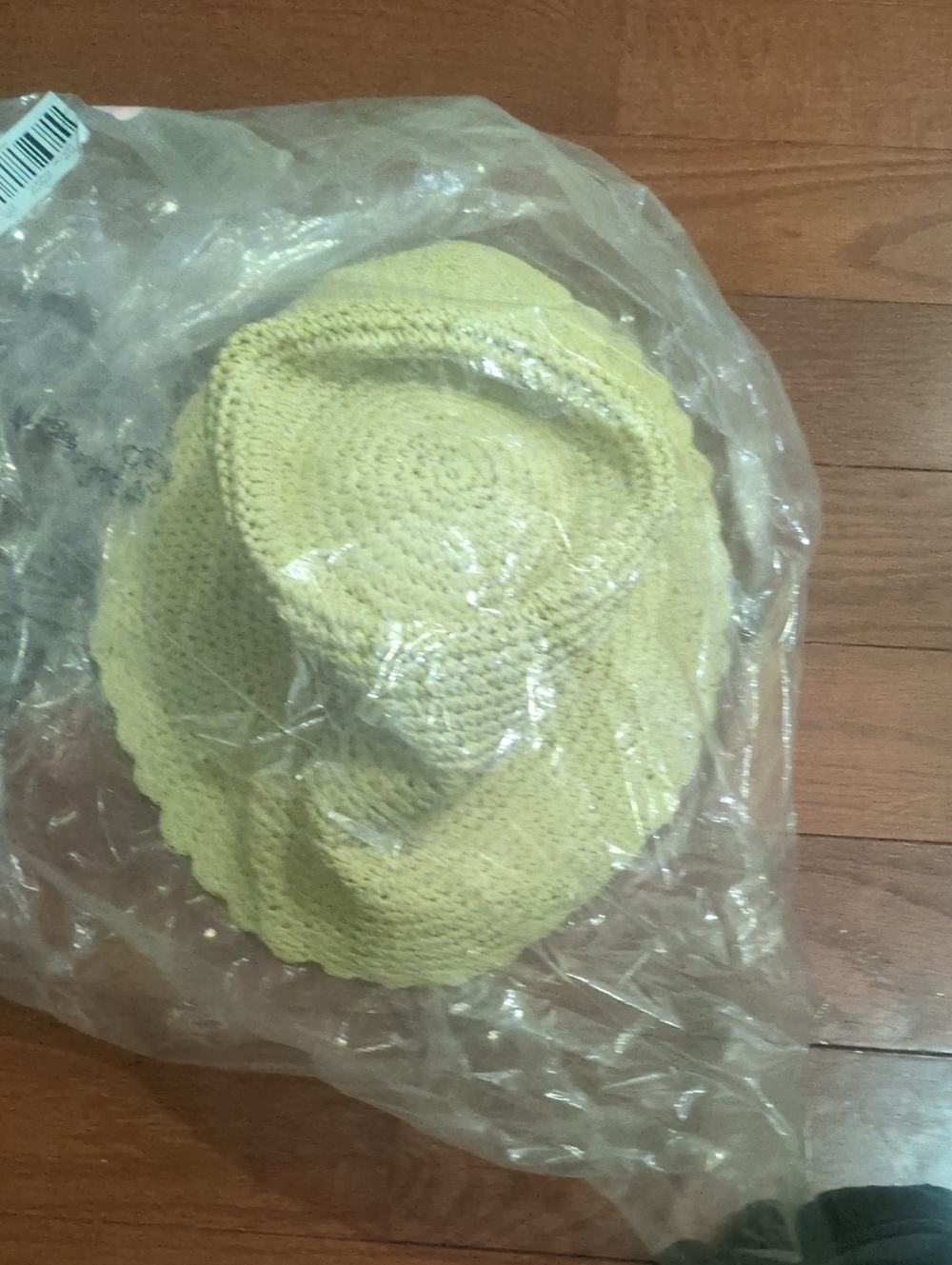 J. Crew Pale Yellow Crochet Sun Hat